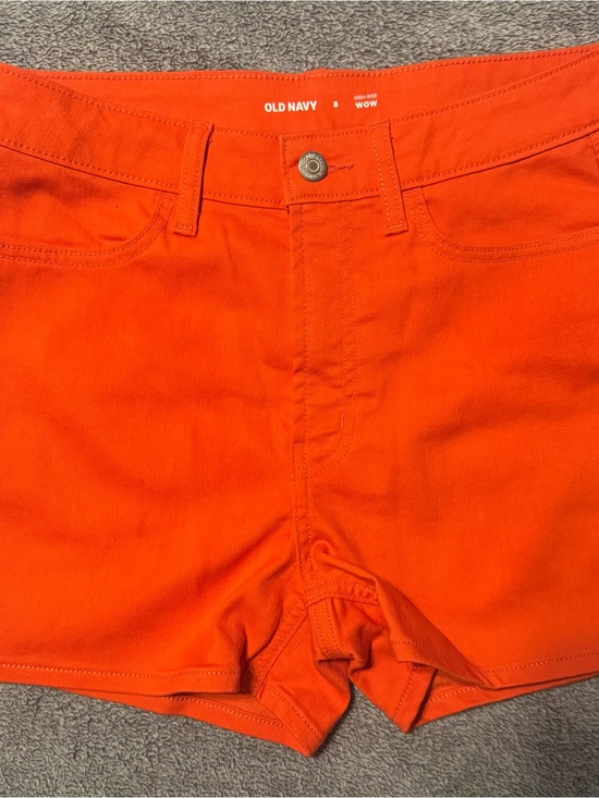 Old Navy Pants - Old Navy Bright Orange Flat-Front Men's Shorts